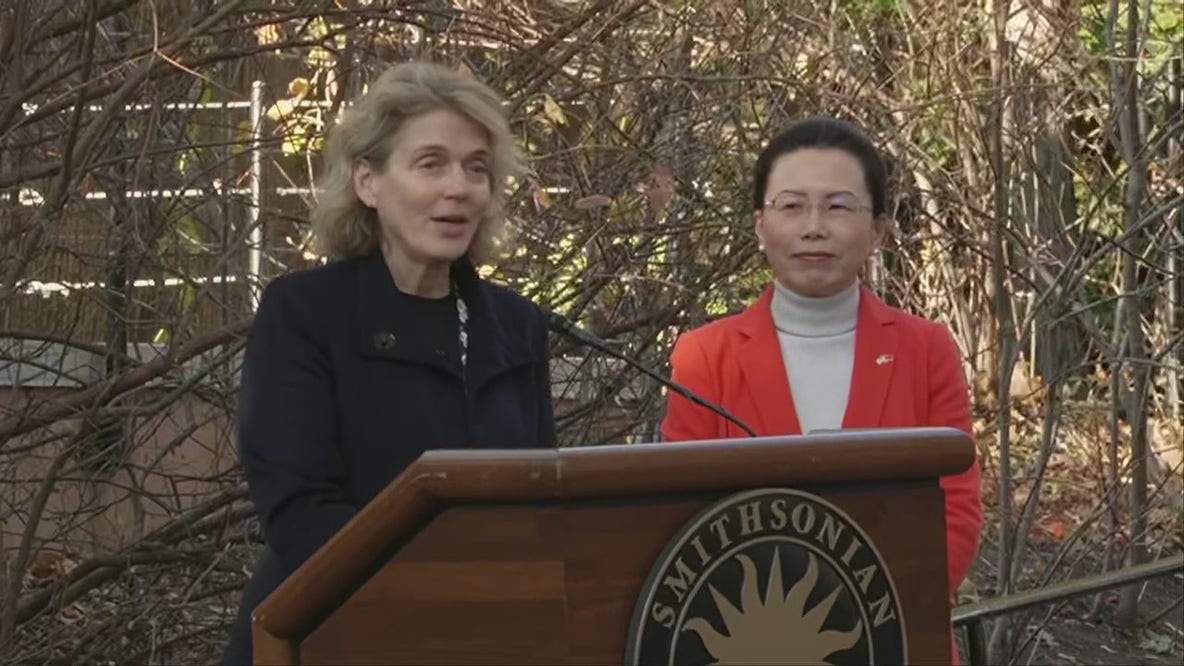 Giant pandas depart DC for China